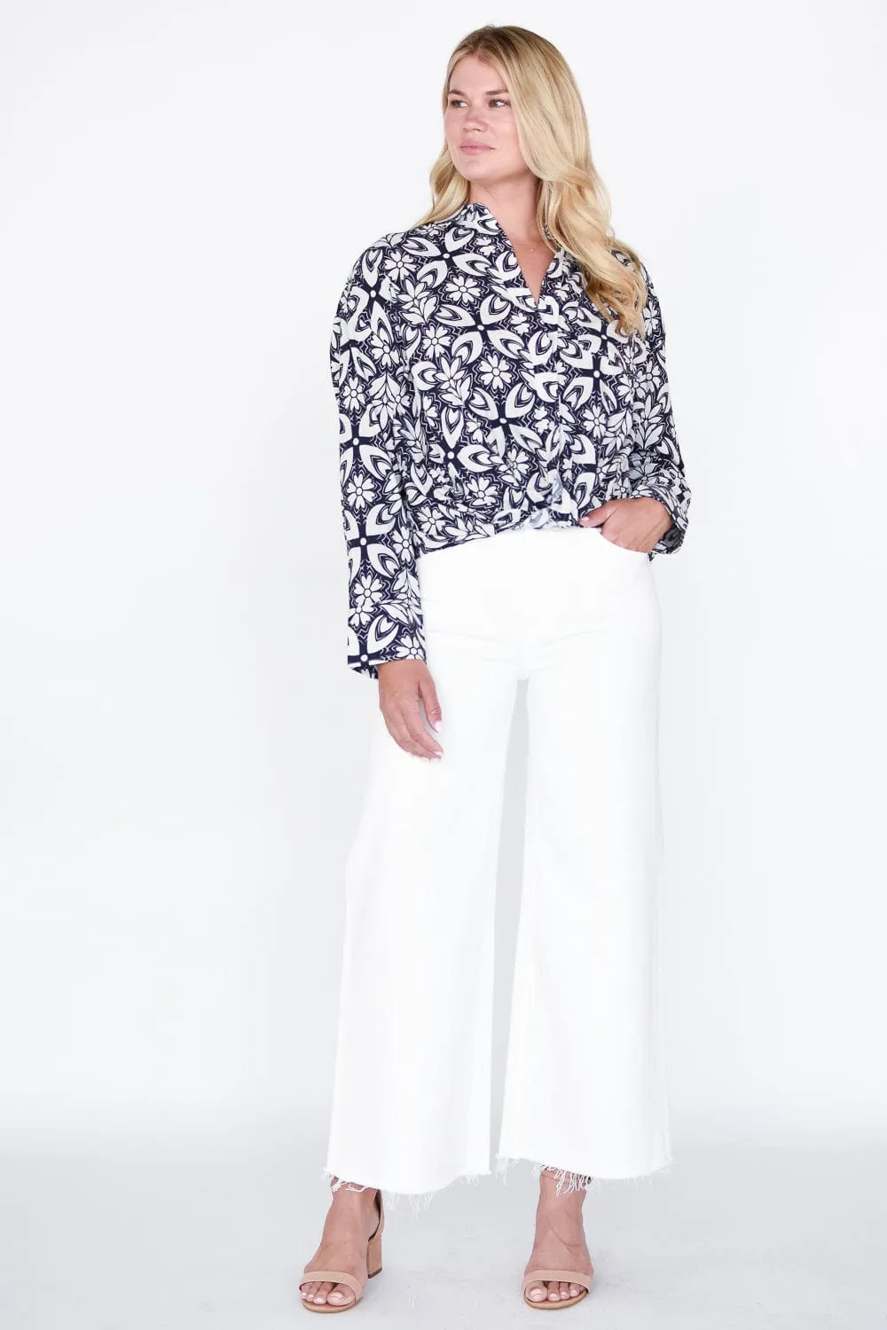 Berlin Button Down Top