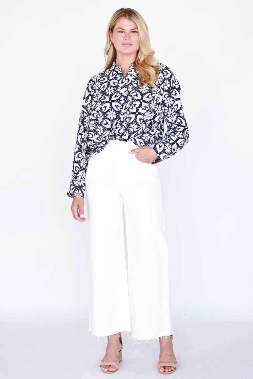 Berlin Button Down Top