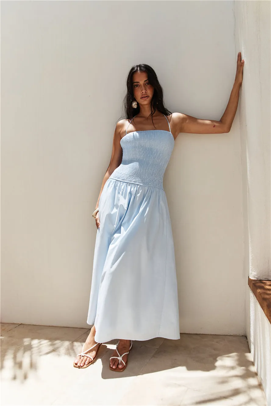 Blessed Destiny Maxi Dress Blue