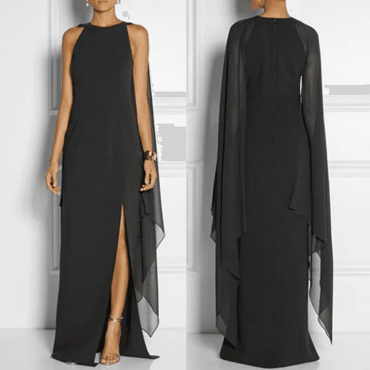 Chiffon maxi dress
