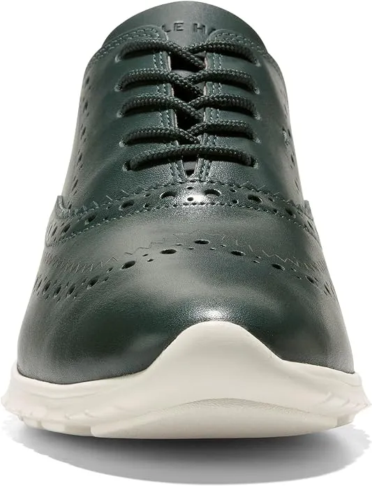 Cole Haan Zerogrand Wing Ox Closed Hole II Scarab/Ivory Lace Up Low Top Sneakers