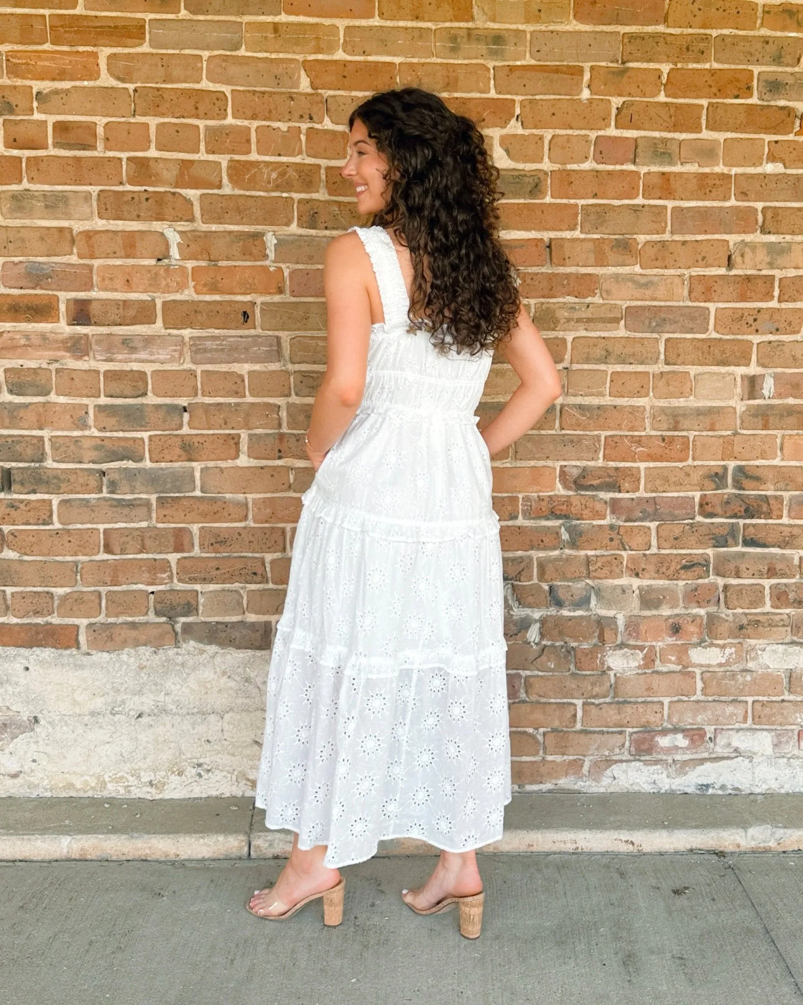 Daisy Dreams Eyelet Maxi Dress