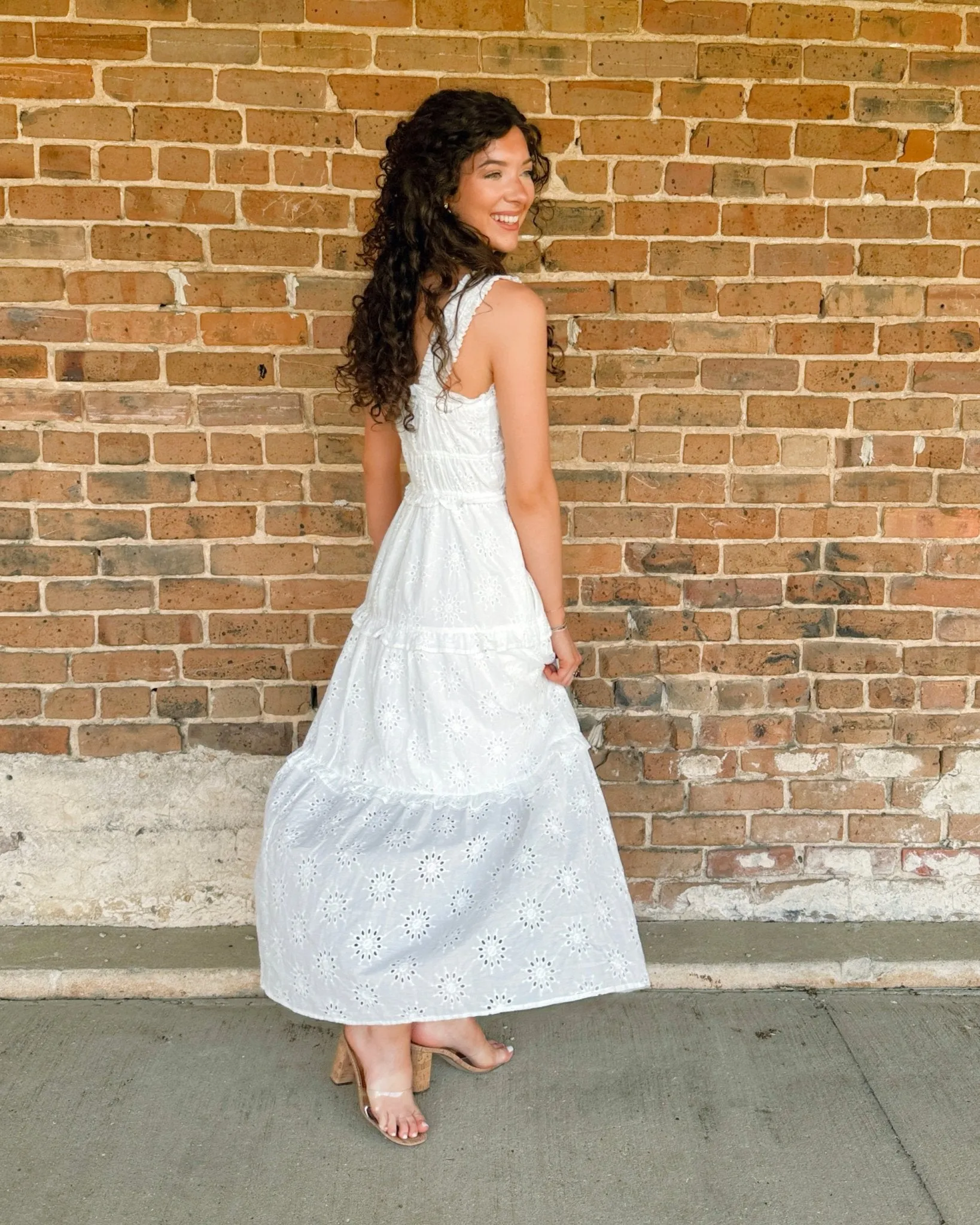 Daisy Dreams Eyelet Maxi Dress