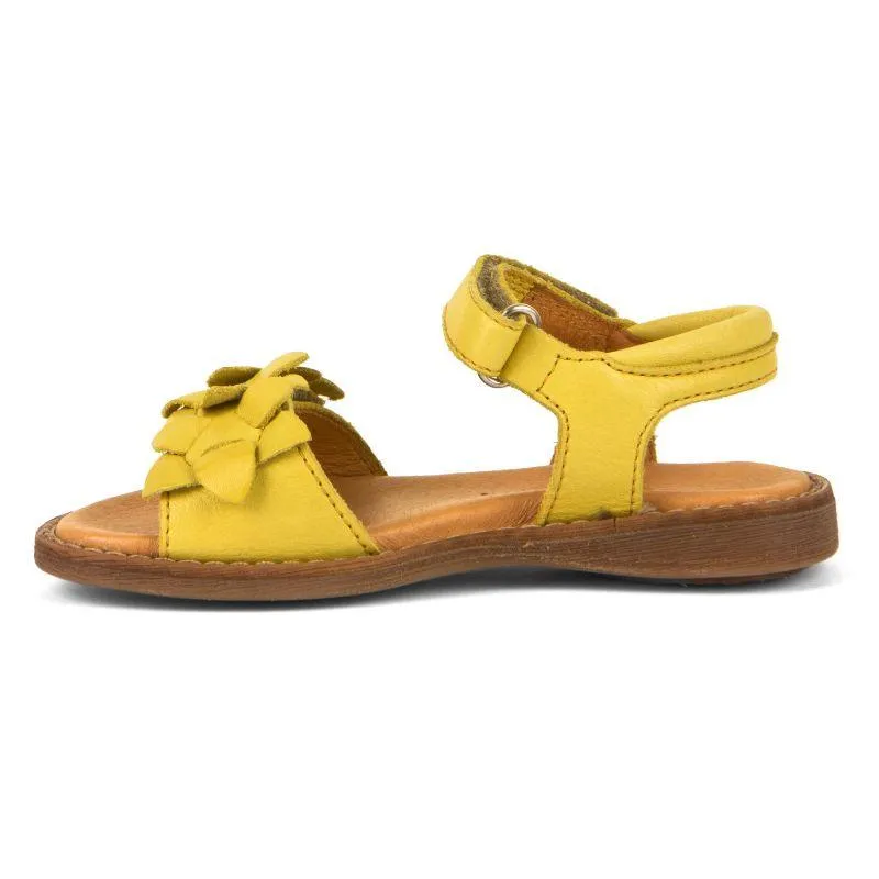 Froddo Girls Yellow Leather Sandals (Little Kids/Big Kids)