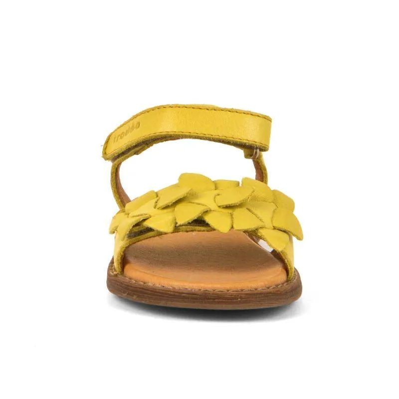 Froddo Girls Yellow Leather Sandals (Little Kids/Big Kids)