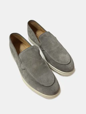 Grey Suede City Loafer - Sample  - LUCKY LAST