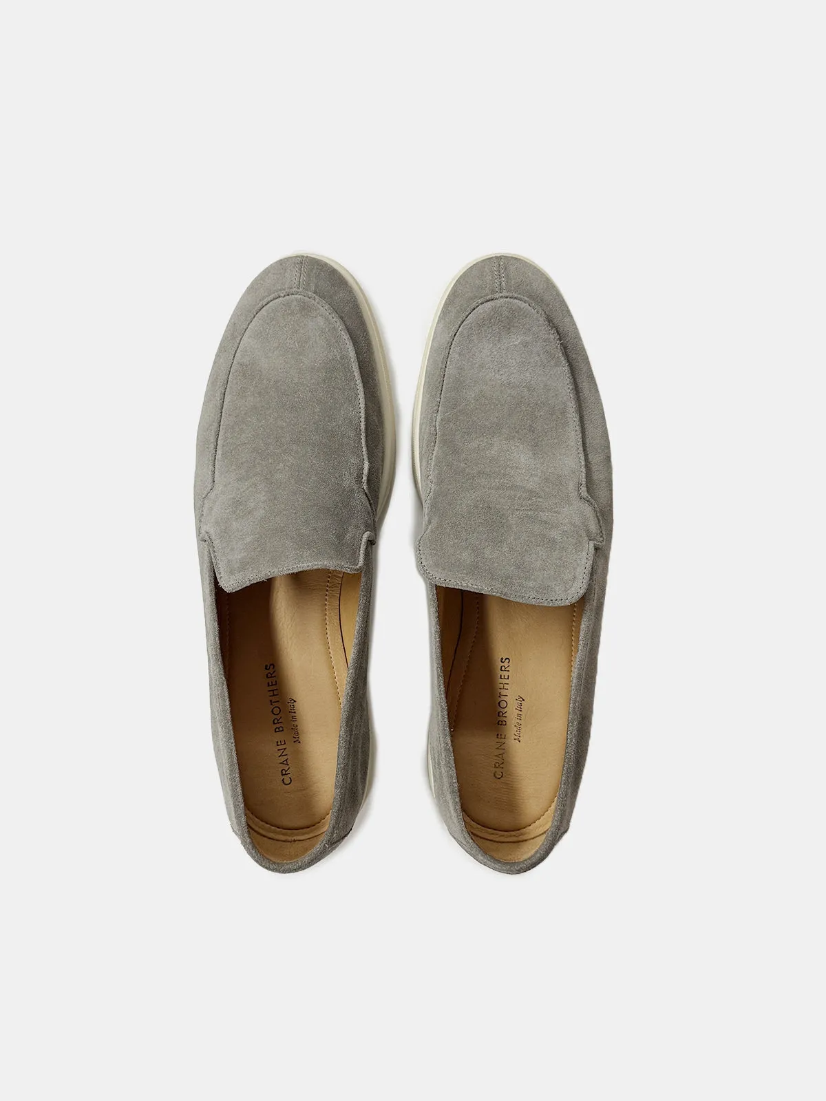 Grey Suede City Loafer - Sample  - LUCKY LAST