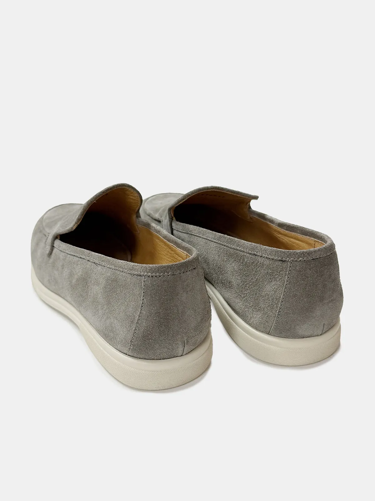 Grey Suede City Loafer - Sample  - LUCKY LAST