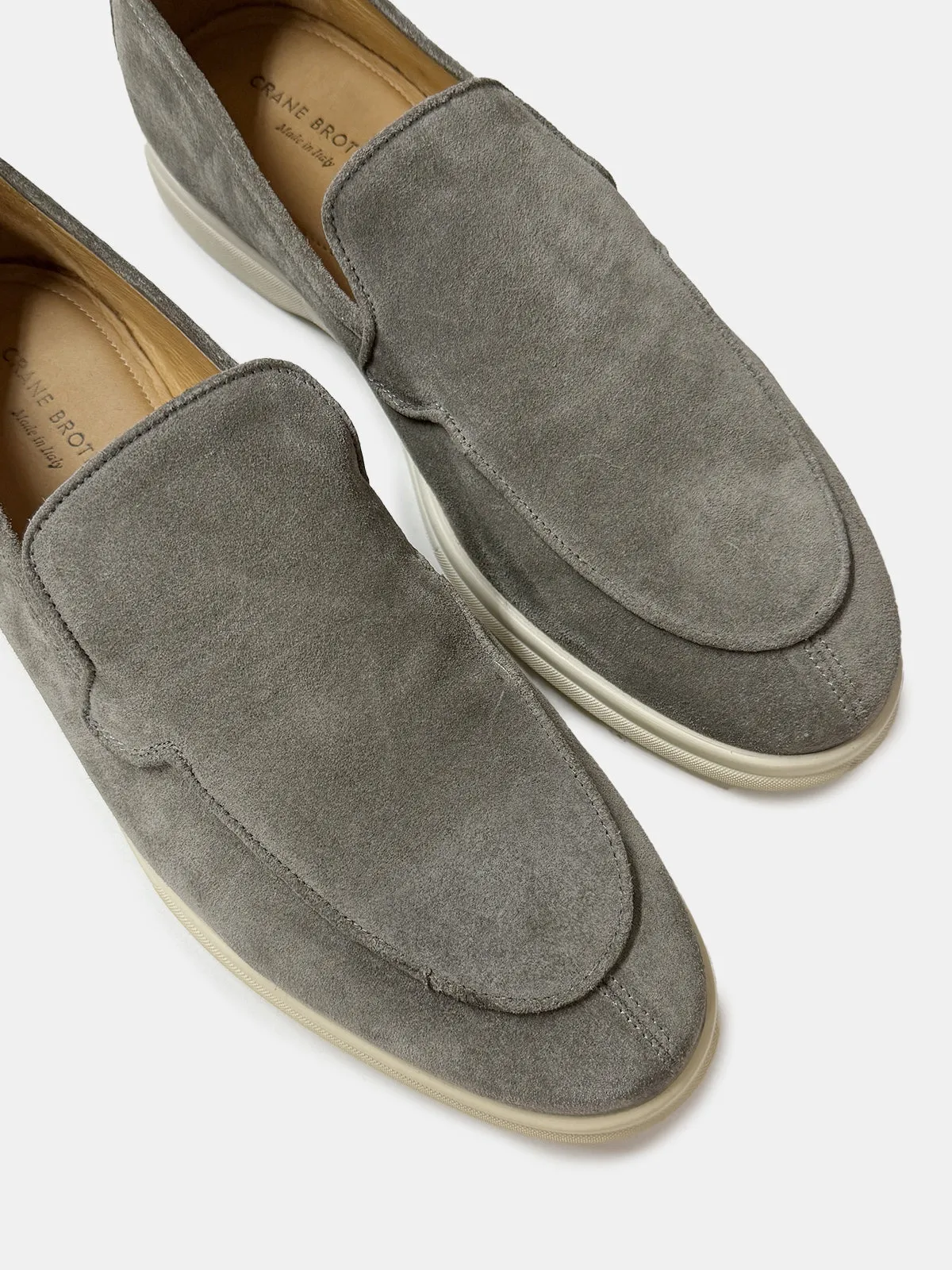 Grey Suede City Loafer - Sample  - LUCKY LAST