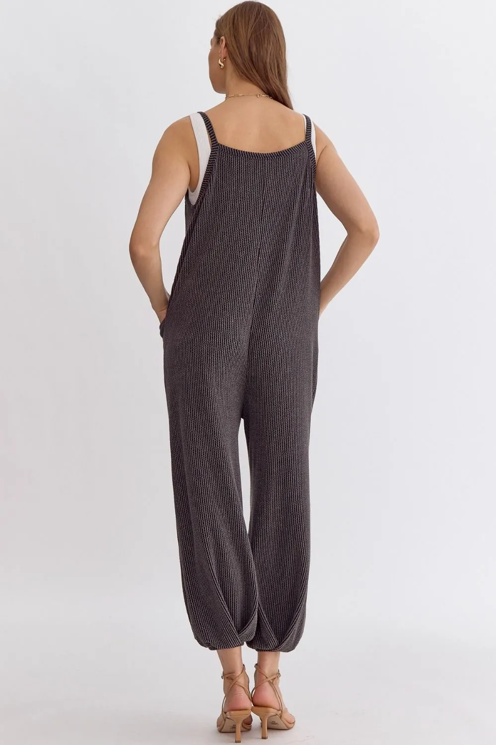 Here to Style Ribbed Jumpsuit