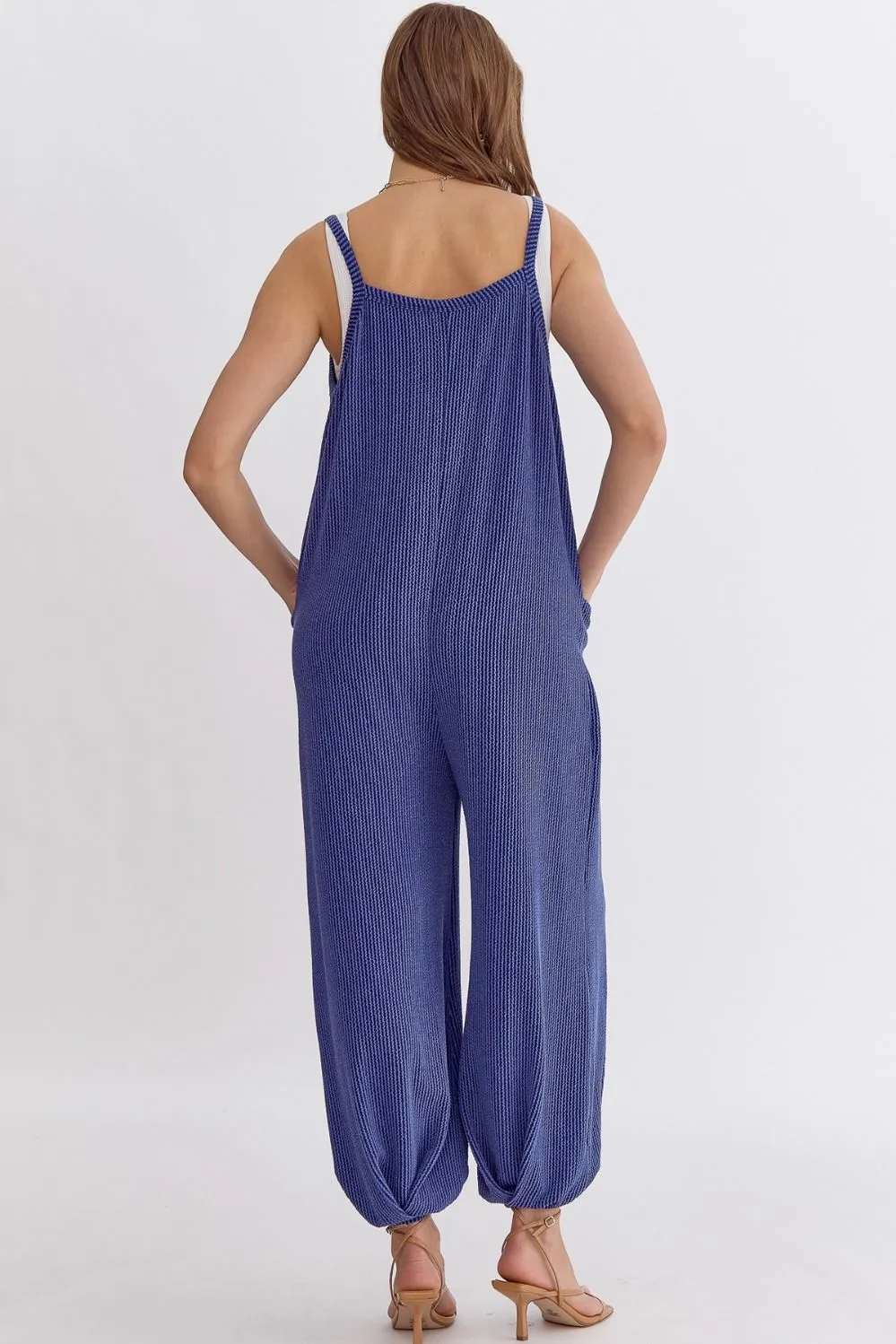 Here to Style Ribbed Jumpsuit