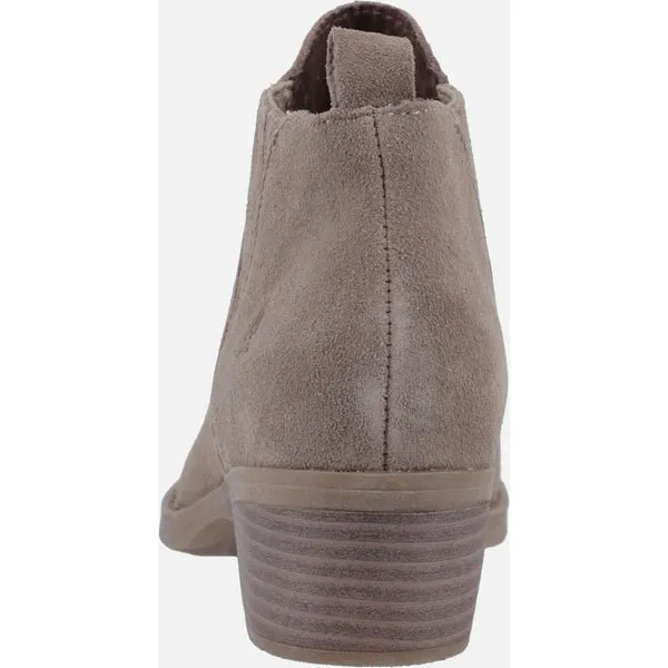 Hush Puppies Isobel Taupe Womens Ankle Boots