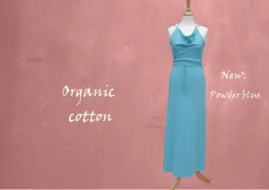 maxi halter jurk  / long slip dress