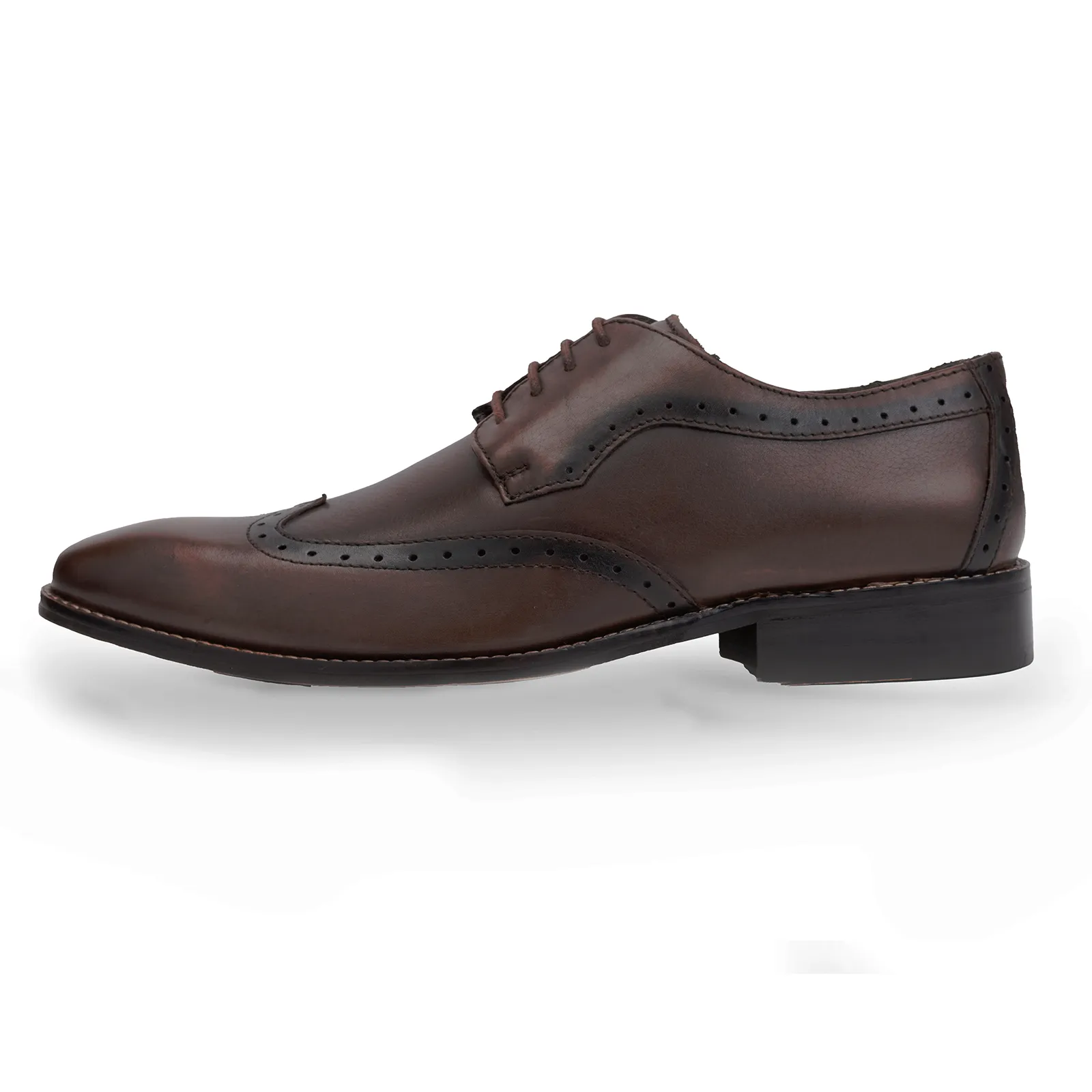 Men's derby brogue lace up shoes