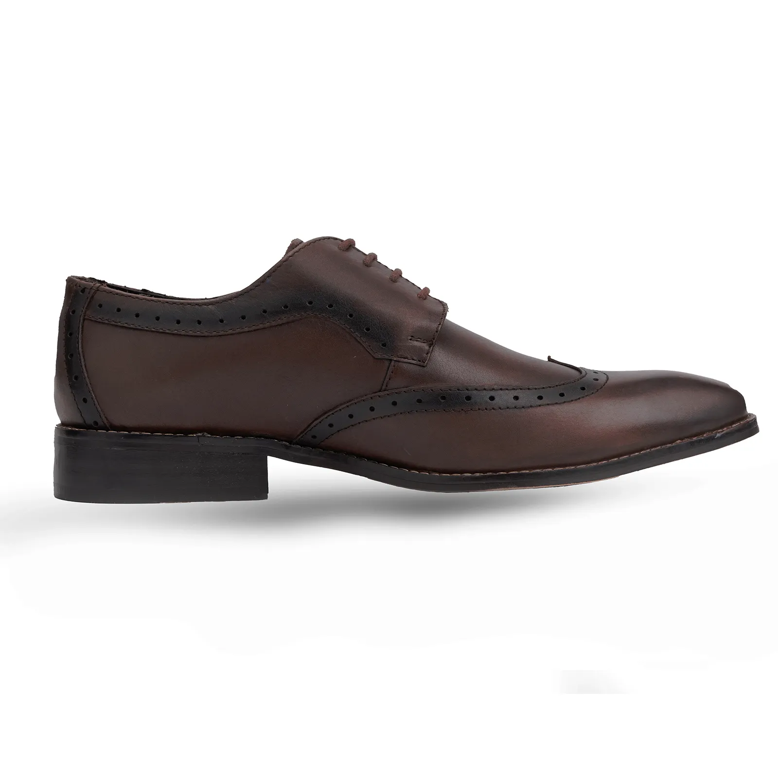 Men's derby brogue lace up shoes