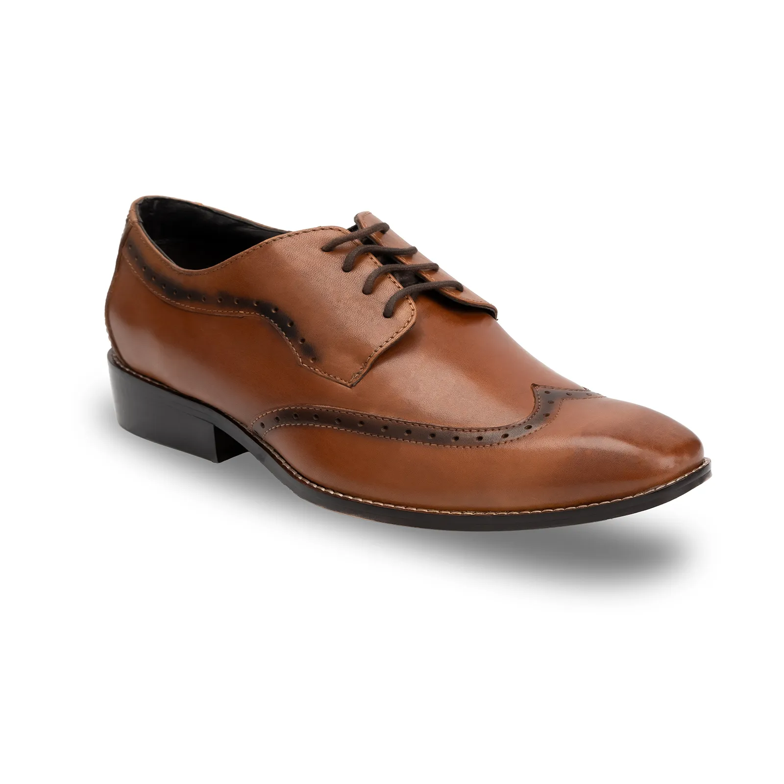 Men's derby brogue lace up shoes