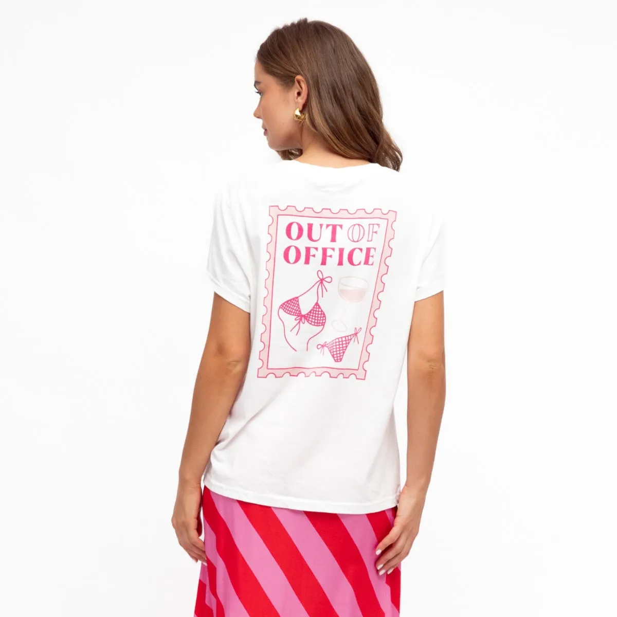 Out Of Office Tee (White)