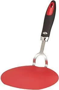 Pancake Spatula Flexible Red Nylon Red & Black Handle