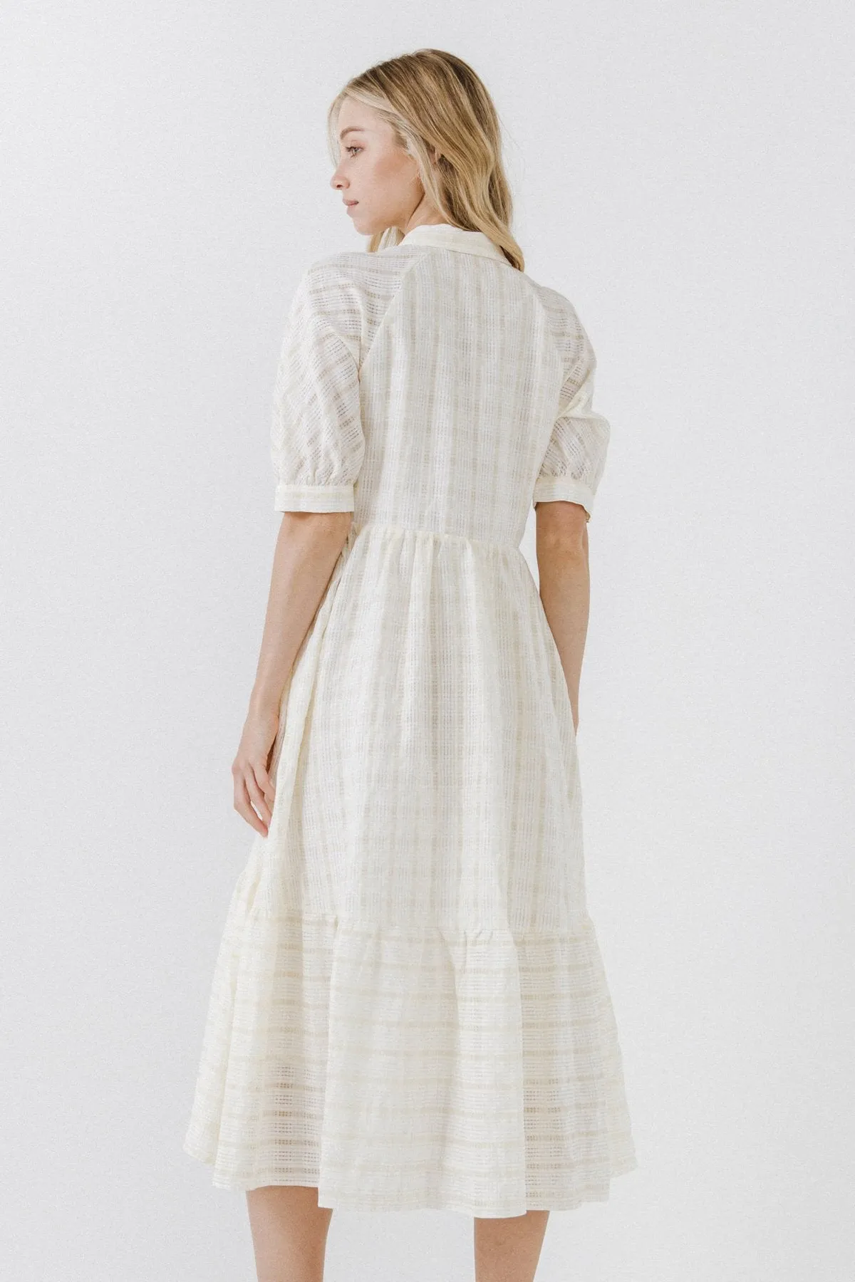 Plaid Midi Dress