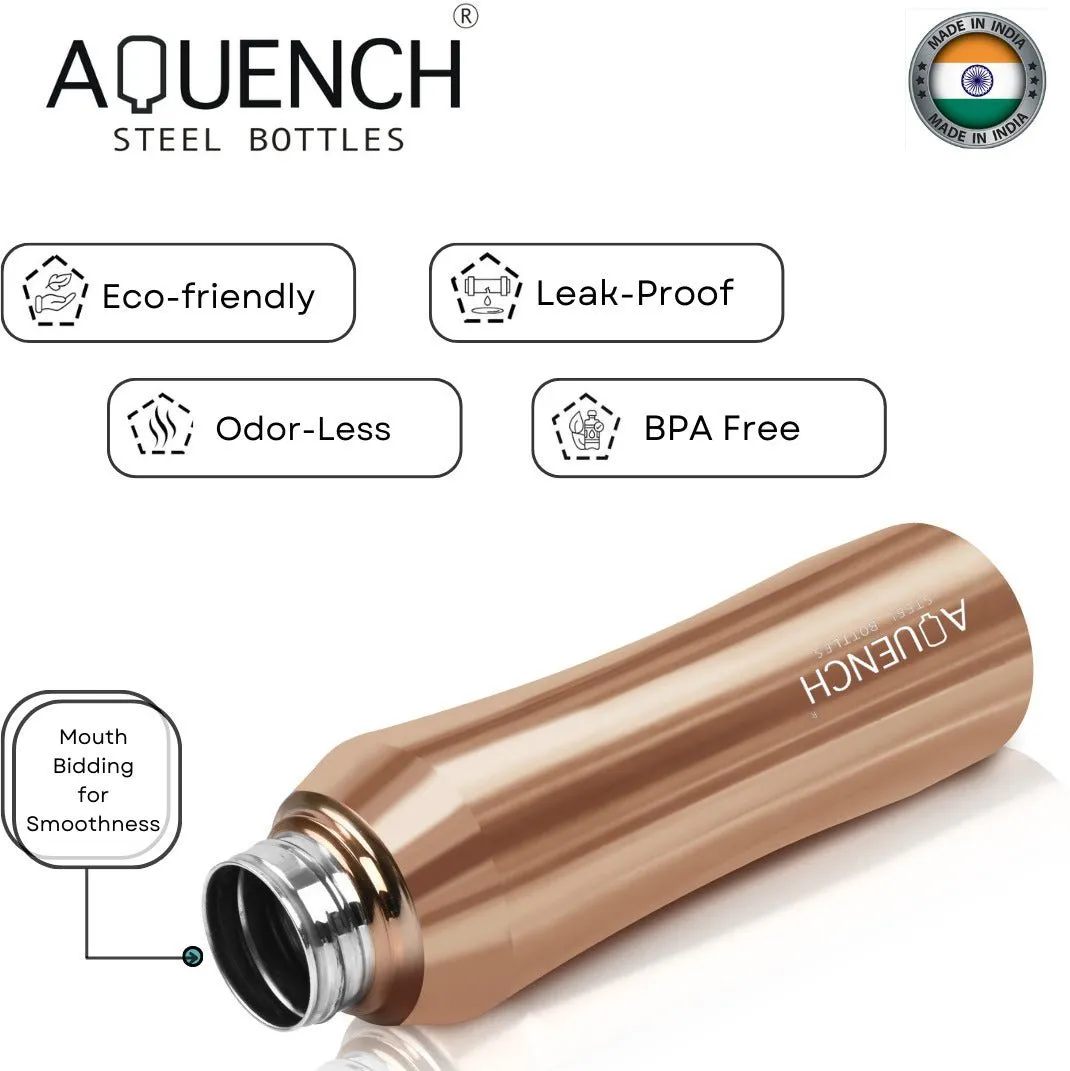 Rush Metalic Copper Water Bottle