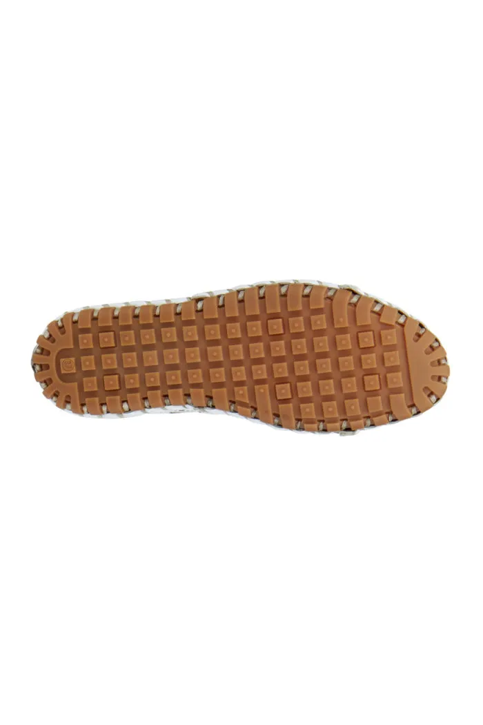 Spring Step Leather Perforated Slip-On Shoes- Fusaro