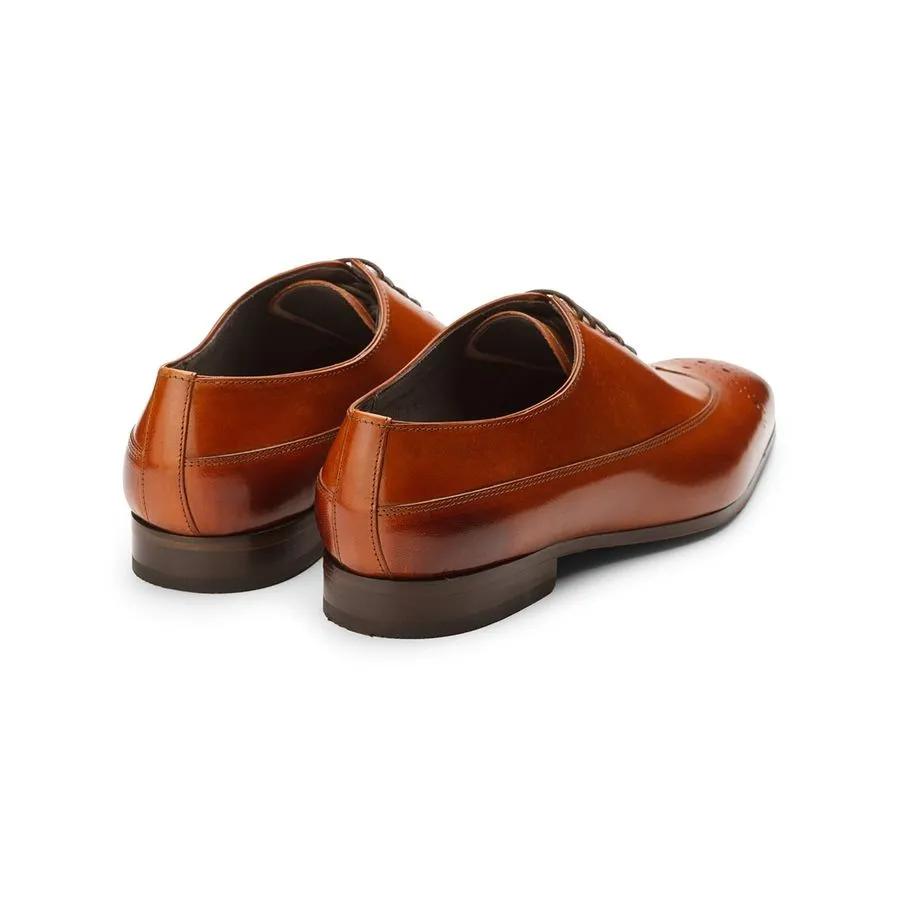 Tan Longwing Oxfords