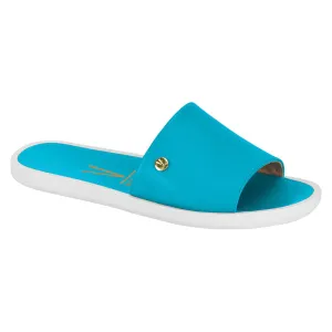 Vizzano 6363-105 Slip-on Flat in Blue Aqua