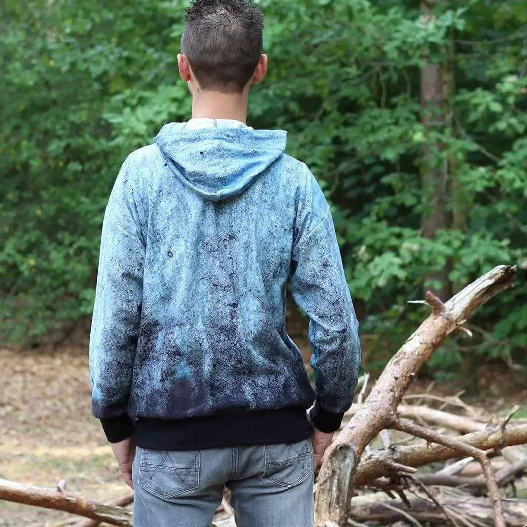 Zip Hoodie - Printed Pattern